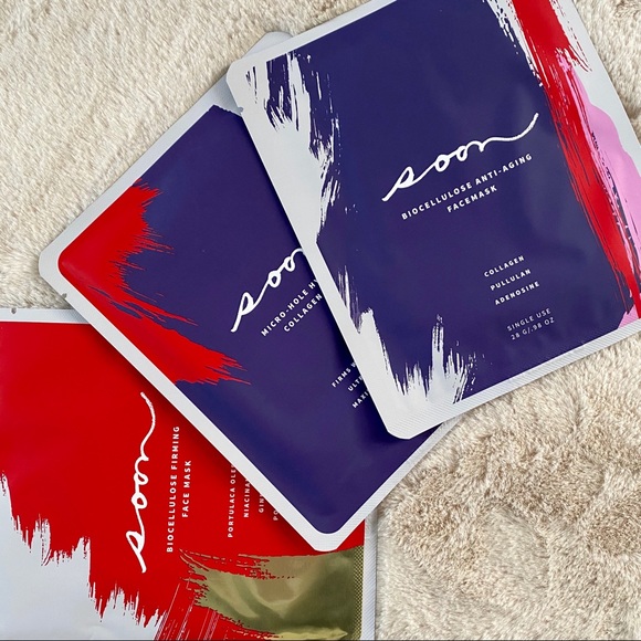 Soon Skincare Face Mask Kit (3 full size masks)NWT - Picture 5 of 9